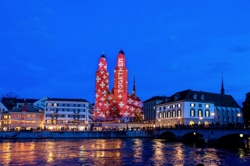 Lichtkunst von Gerry Hofstetter