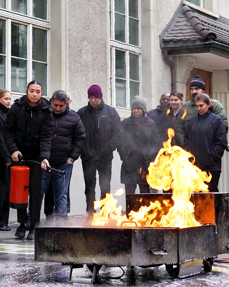 Brandverhütungskurs für das Glockenhofteam