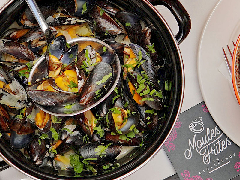 Speisekarte Moules Frites